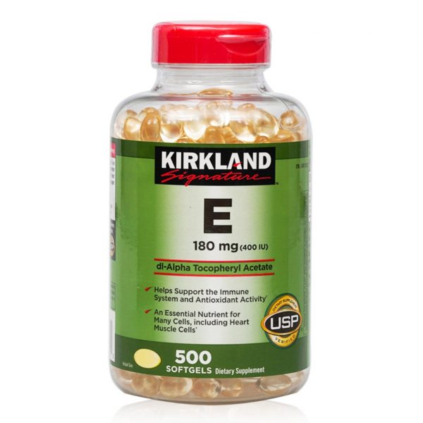 Vitamin E Kirkland 400 IU Mẫu Mới Nhất - 500 Viên