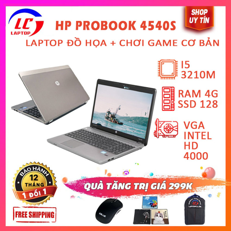 Bảng giá Laptop Chơi Game, Đồ Họa Cơ Bản HP Probook 4540s, i5-3210M, VGA Intel HD 4000, Màn 15.6HD, LaptopLC298 Phong Vũ