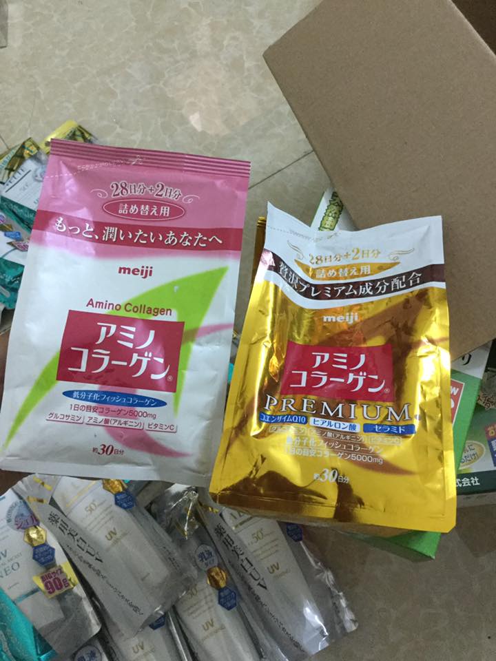 Bột Collagen Meiji Amino Nhật Bản