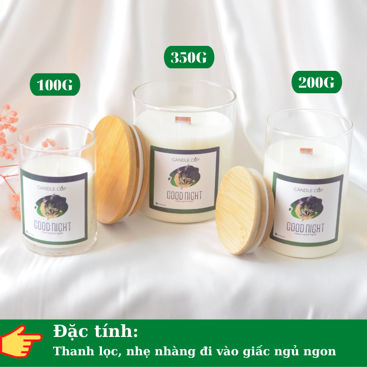 Nến Thơm phòng AGAYA Candle Cup - Mùi GOODNIGHT