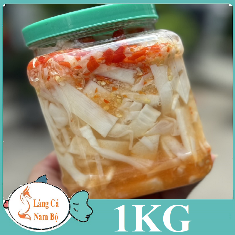 1kg măng chua ớt ngon thơm mới làm từ măng tươi mới- ăn liền được ngay