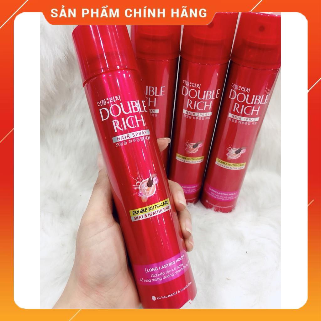 Keo giữ nếp tóc Double Rich Hair Spray 170ml
