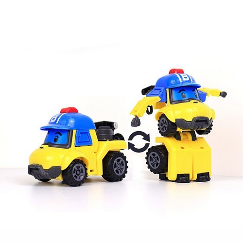 Đồ chơi poli biến hình biệt đội xe biến hình những người bạn của Poli vừa có thể biến hình vừa làm xe trớn làm bằng nhựa ABS cao cấp an toàn cho trẻ nhỏ