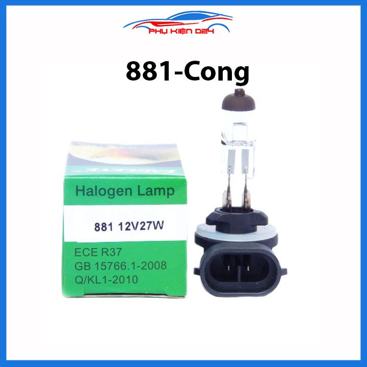 Bóng đèn halogen con cú 880 / 881 12v 27w lắp đèn ô tô