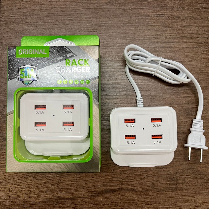 Củ Sạc 6 cổng USB Sạc Nhanh Cho iPhone Samsung Xiaomi