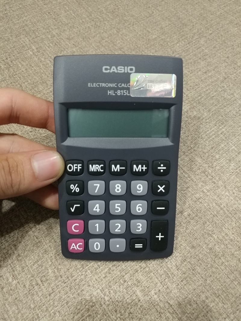 Fahasa - Máy Tính Casio HL - 815L - BK - W-DP
