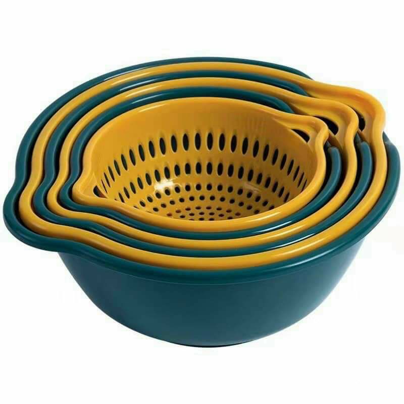 [GIÁ TỐT] SET 6 MÓN RỔ VÀ CHẬU NHÀ BẾP