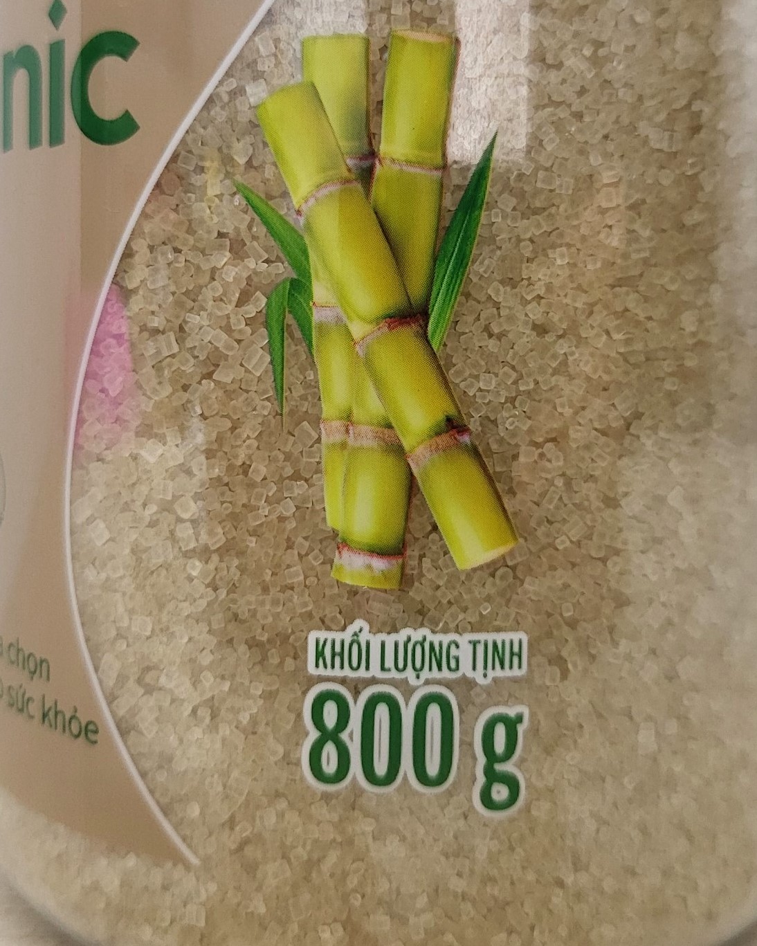 [Hộp 800g] [Organic] ĐƯỜNG MÍA HỮU CƠ [Laos] BIÊN HÒA Cane Sugar (halal)