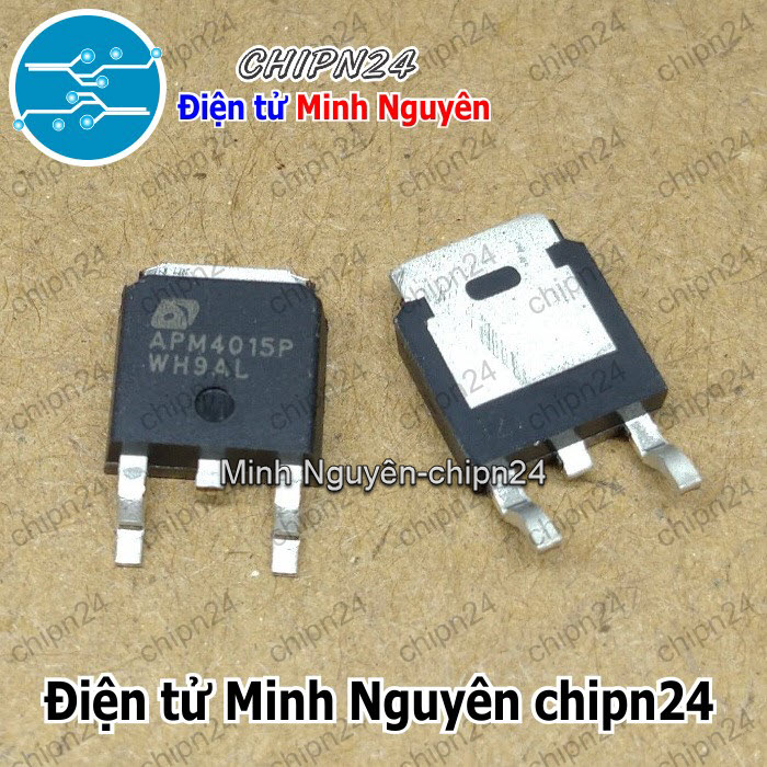 [2 con] (SOP) Mosfet Dán APM4015 TO-252 45A 40V Kênh P (SMD) (APM4015N 4015) - HH003628