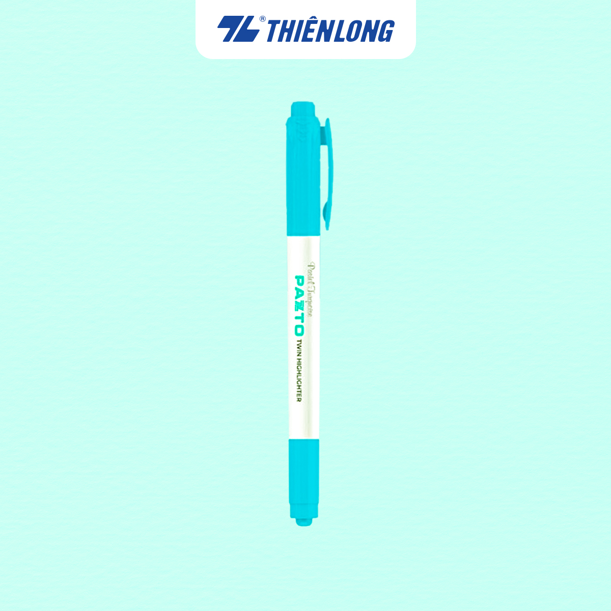 Bút dạ quang màu Pastel Thiên Long Pazto HL-016 - Bút dạ quang rửa được - Không để lại vết khi Photocopy, 5 màu pastel ngọt ngào