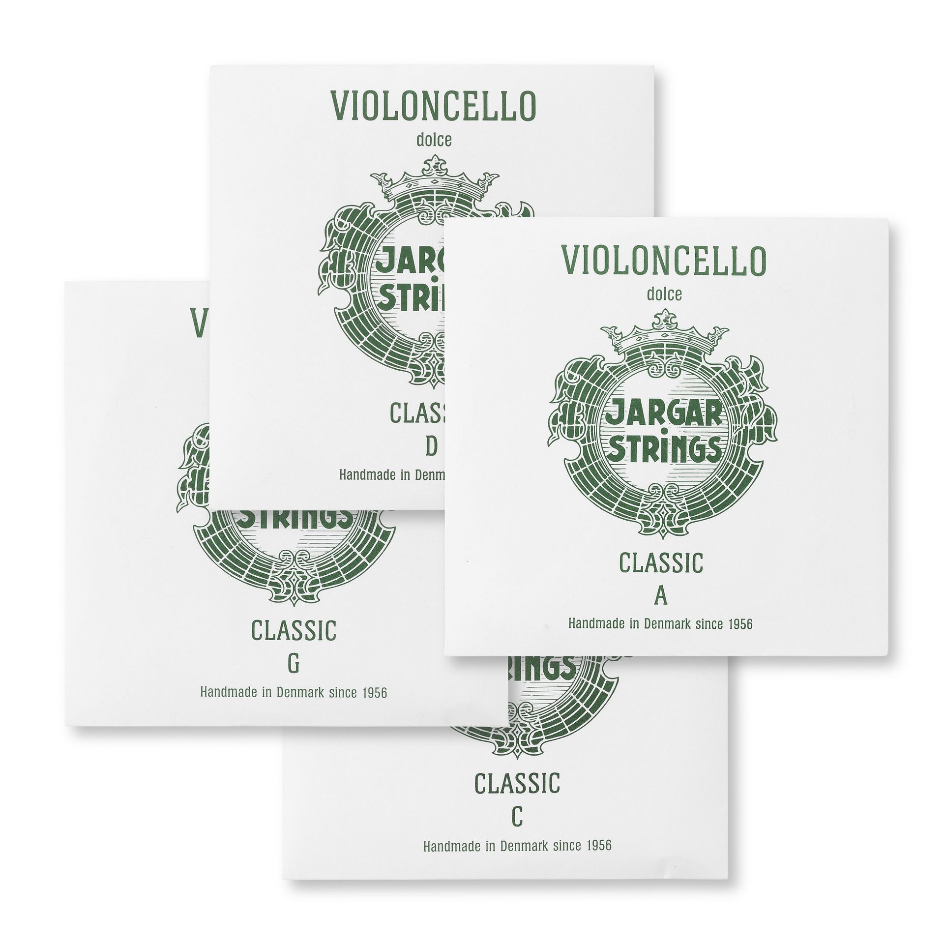 Bộ dây đàn Cello Jargar Classic Green, Ball, Set