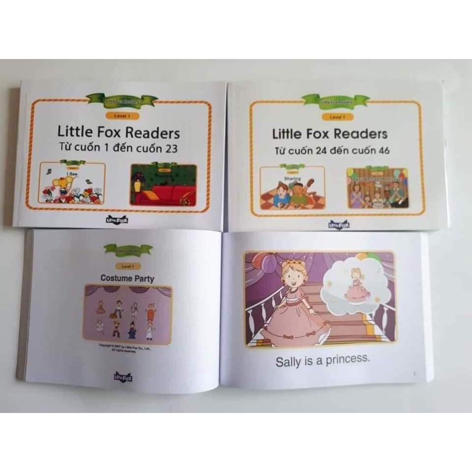[Level1][Little fox] Single stories - kèm file nghe và video cho bé.