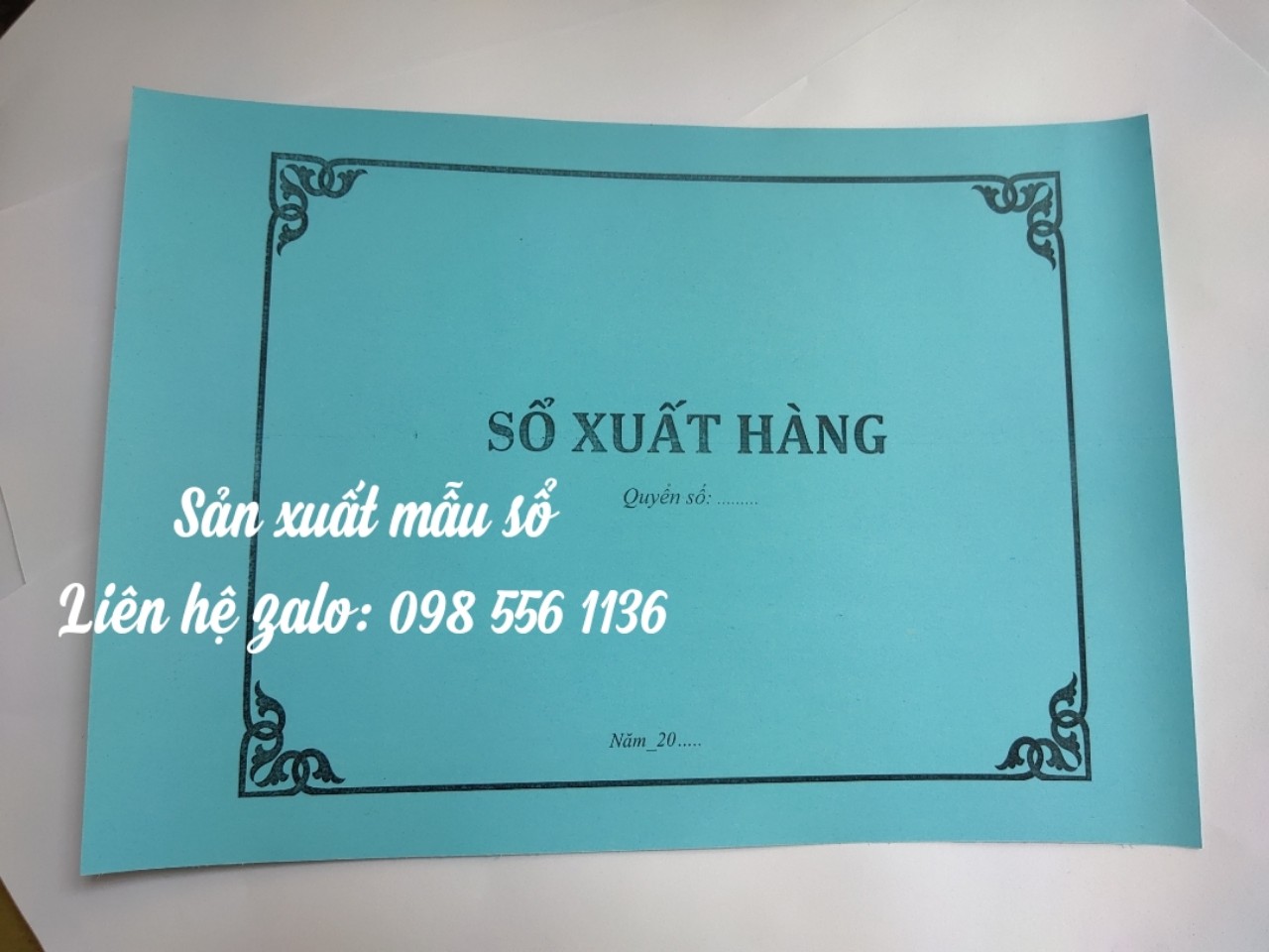 Sổ xuất hàng A4, sổ theo dõi xuất hàng