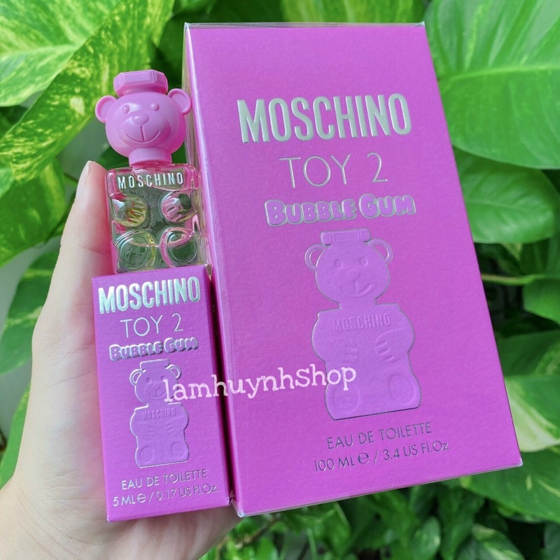 [ NEW 2021 ] Nước hoa mini MOSCHINO hồng TOY 2 BUBBLE GUM 5ml