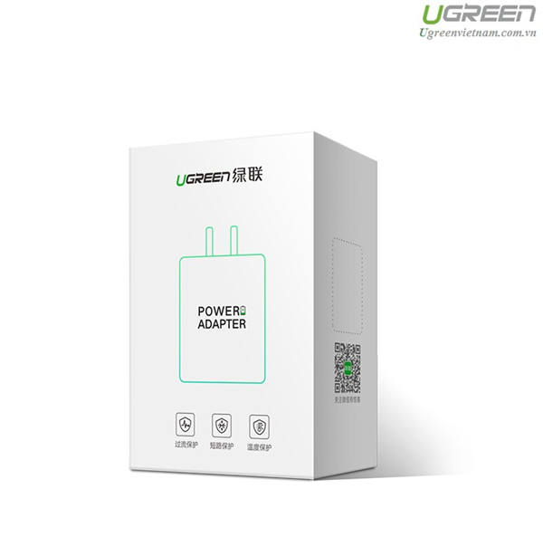 Củ sạc 1 cổng USB(5V/1A)  Ugreen 50714 cao cấp