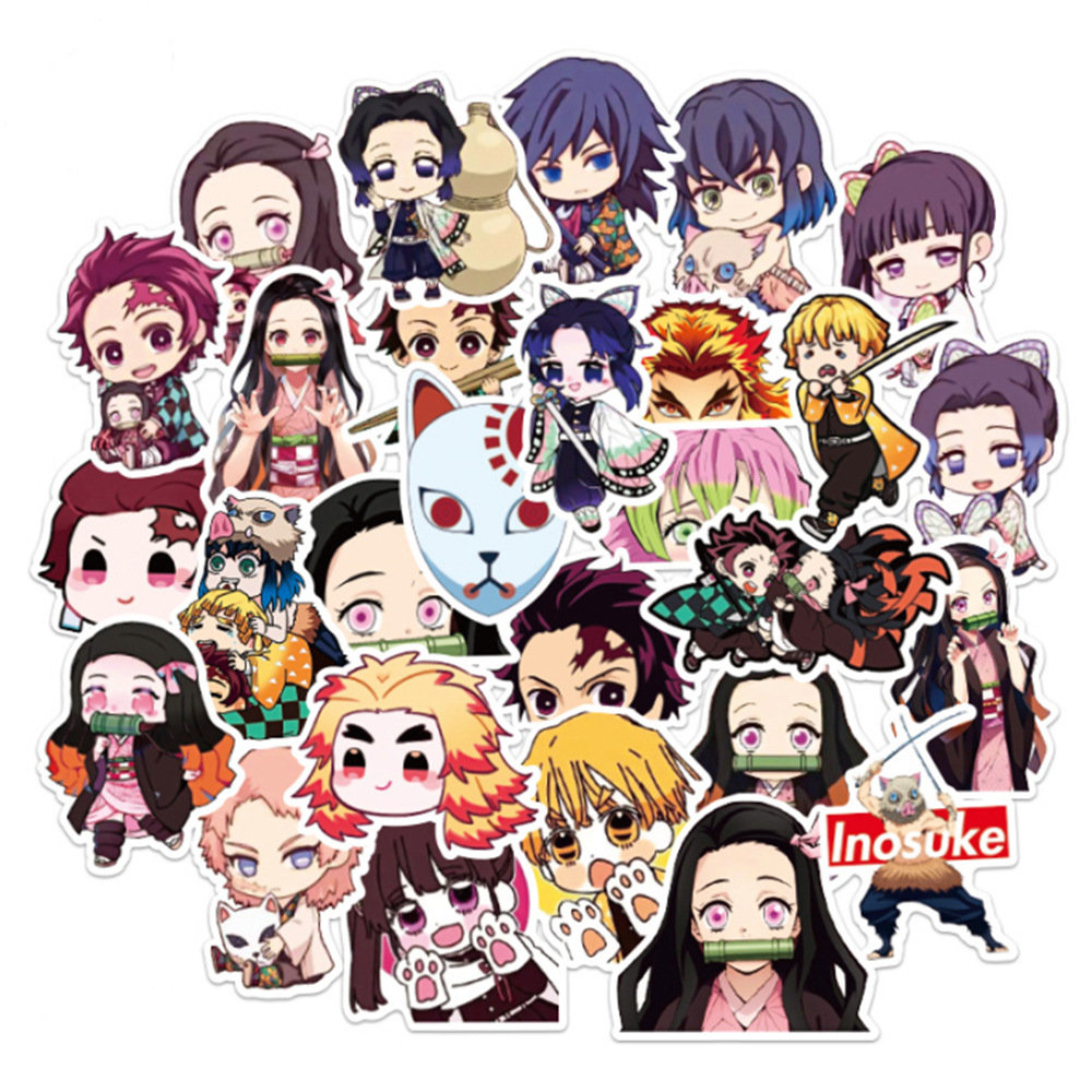 Set 50 hình dán trang trí NARUTO, ONE PIECE ( giao ngẫu nhiên)