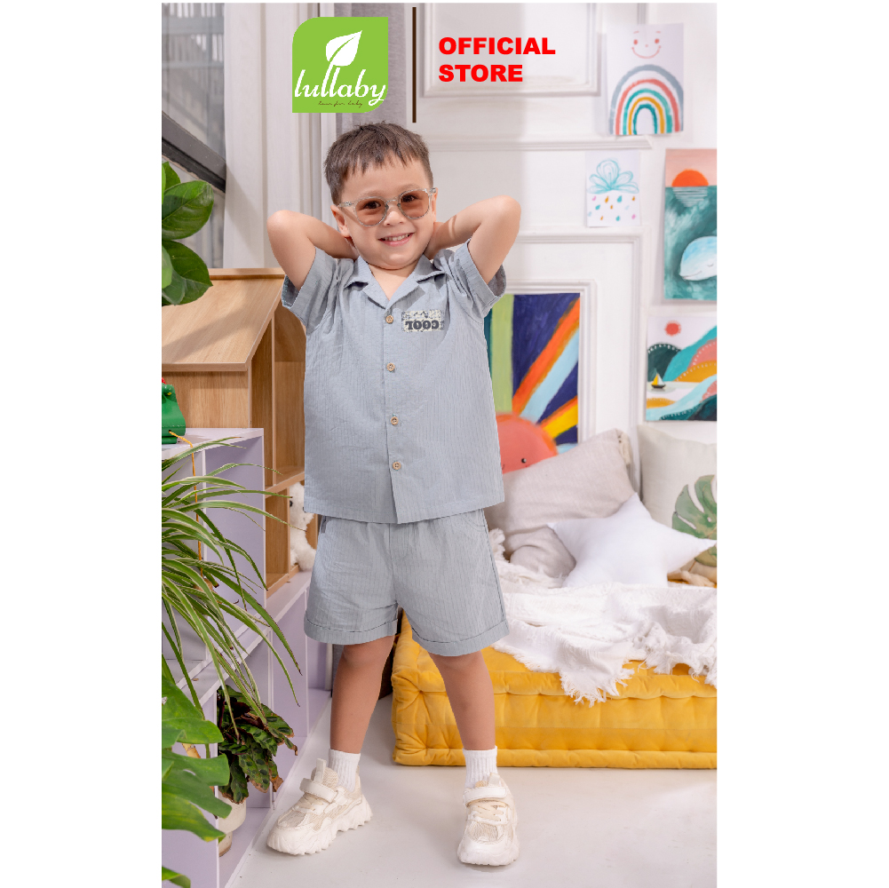 LULLABY - NH183V - Bộ bé trai cộc tay