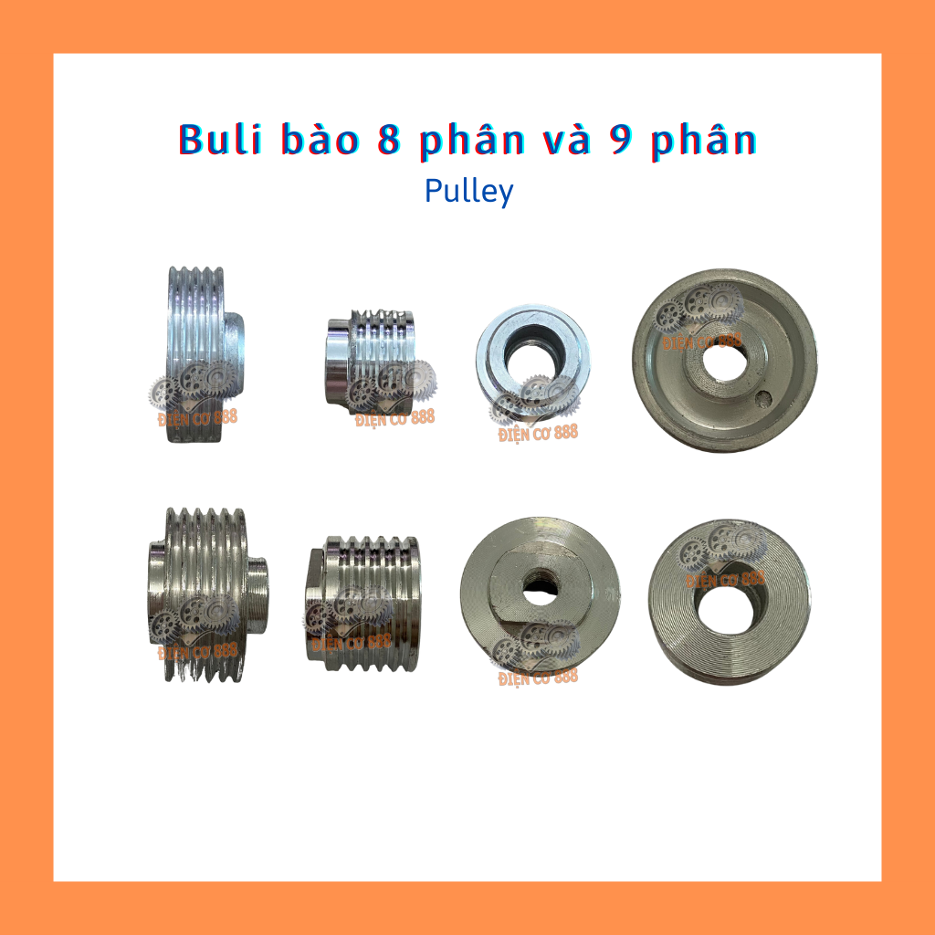 Bộ Pu-li máy bào gỗ 80mm và 82mm