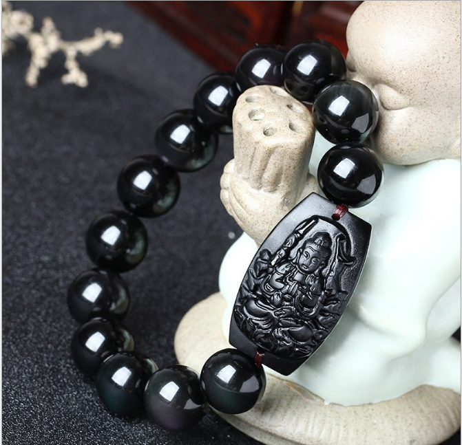 Combo 2 Vòng tay đen chuổi phật ( đen )