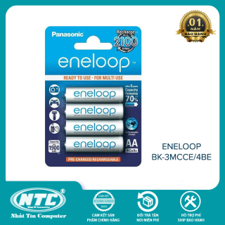 Vỉ 4 pin sạc AA Eneloop 1900mAh BK-3MCCE 4BE - thị trường EU box Anh thumbnail
