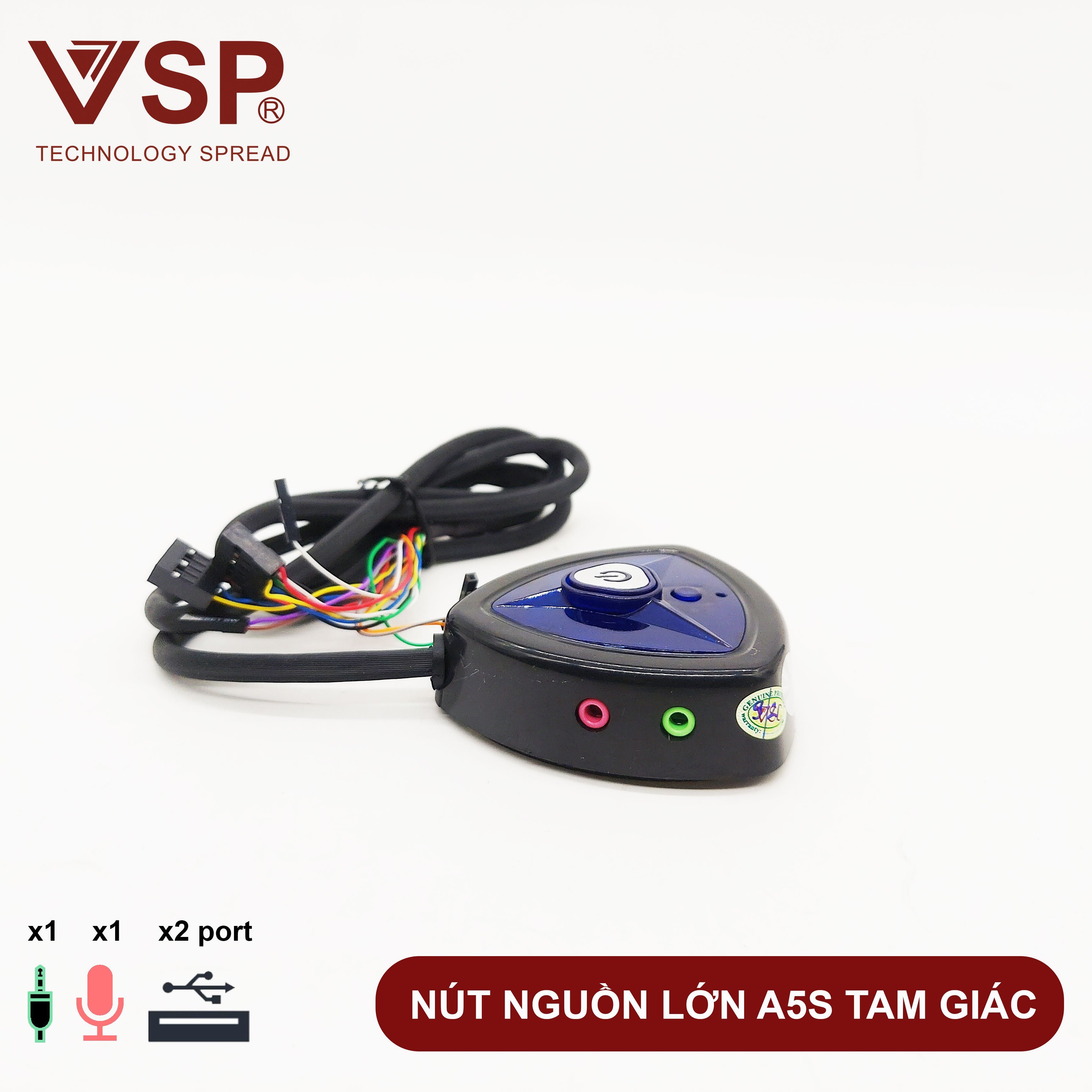[HCM]Nút Nguồn Aone Loại dán (Tròn và Tam Giác)