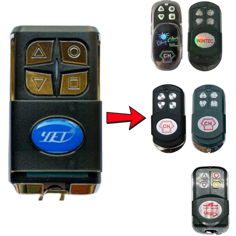 Chìa khóa Remote cửa cuốn CH F9 S89 F6 V6 học thông minh