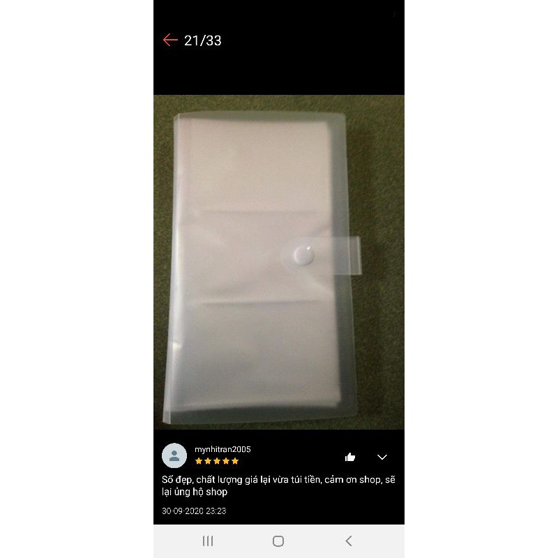 SỔ ĐỰNG 240 CARDS CÓ CÚC BẤM