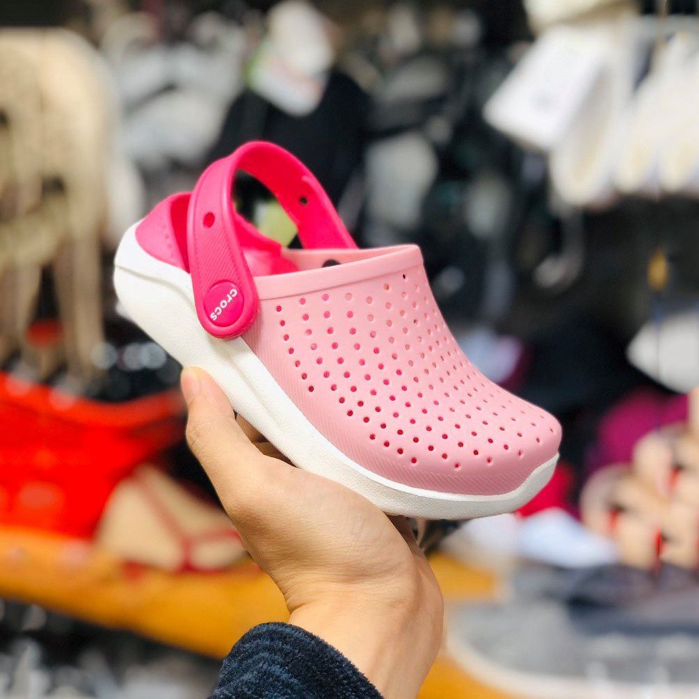 Sục Cross Literide Trẻ Em Màu Hồng Phấn