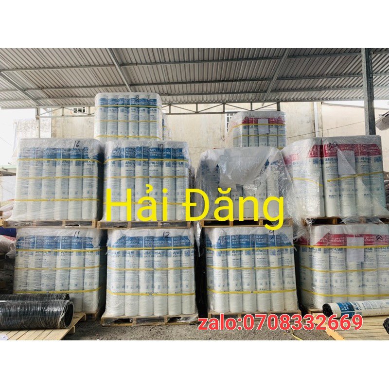 (Khổ cao 1m x Dài 15m) Cuộn keo dán giấy dầu chống thấm ,chống dột mái tôn đa năng (Loại 1)