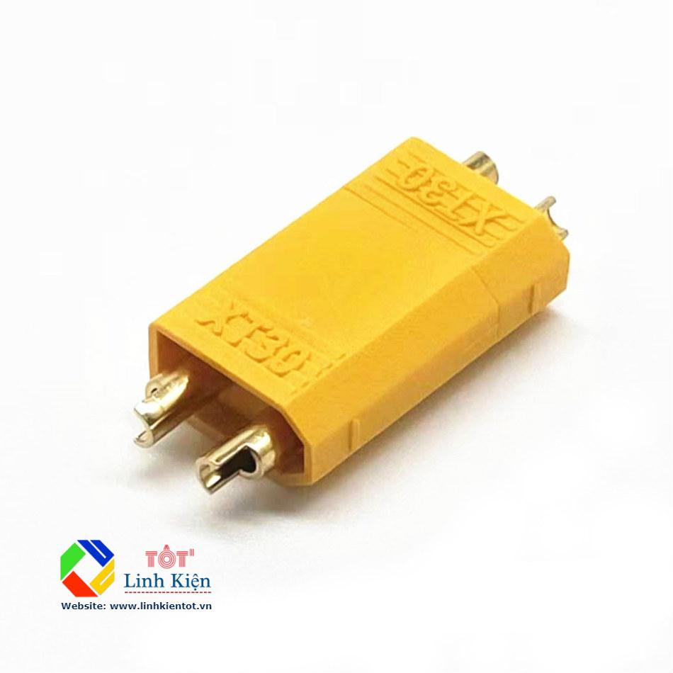 02 Cặp giắc nối XT30 đực cái - Jack nguồn pin quadrotor