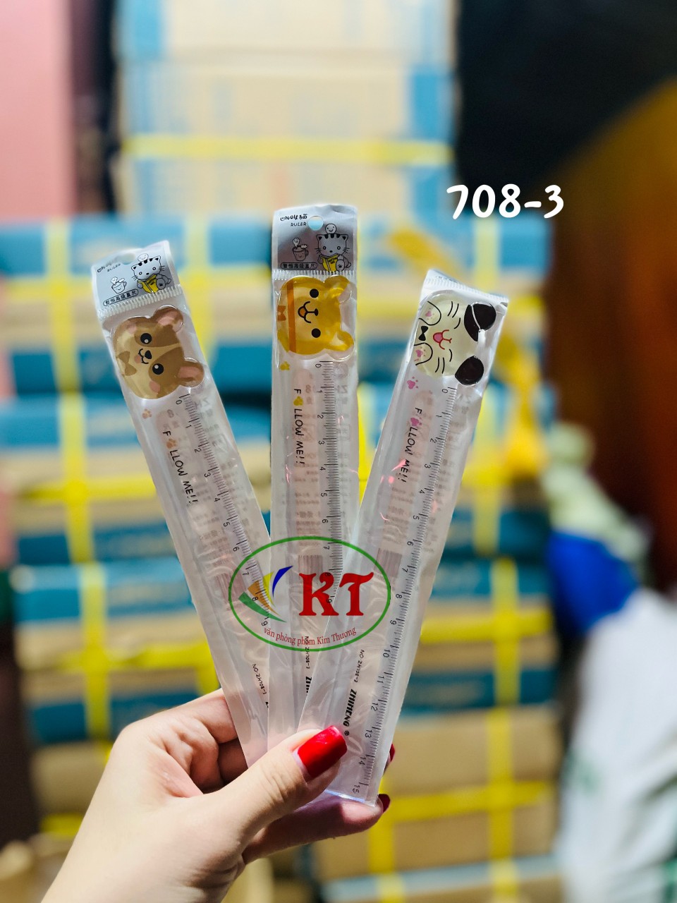 Combo 3 cây thước cứng đầu thú ZH708-3