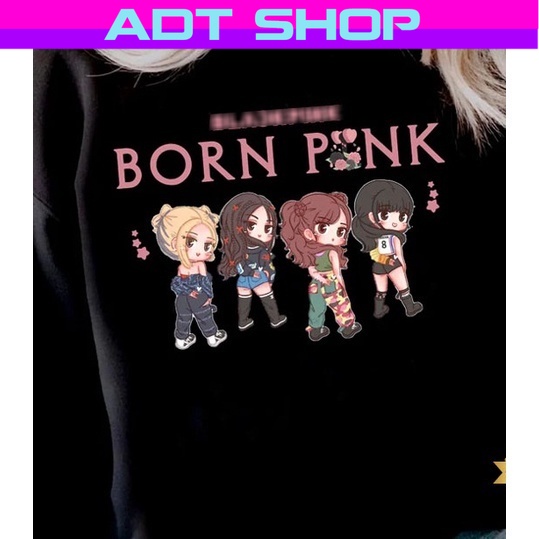 Blackpink black pink áo phông áo thun born pink chibi blackpink pink venom