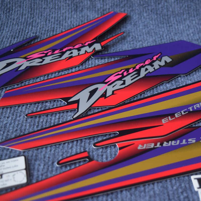 [HCM][FULL] BỘ TEM SUPER DREAM MÀU TÍM MỘNG MƠ.