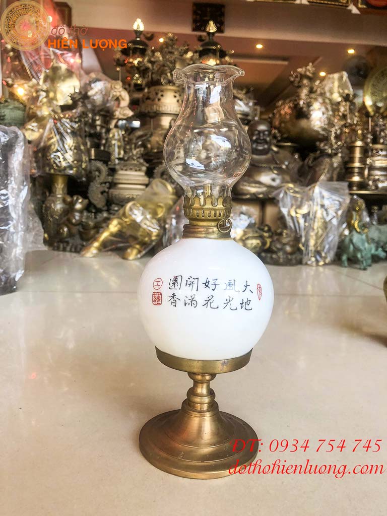 Đèn Dầu Bằng Đồng