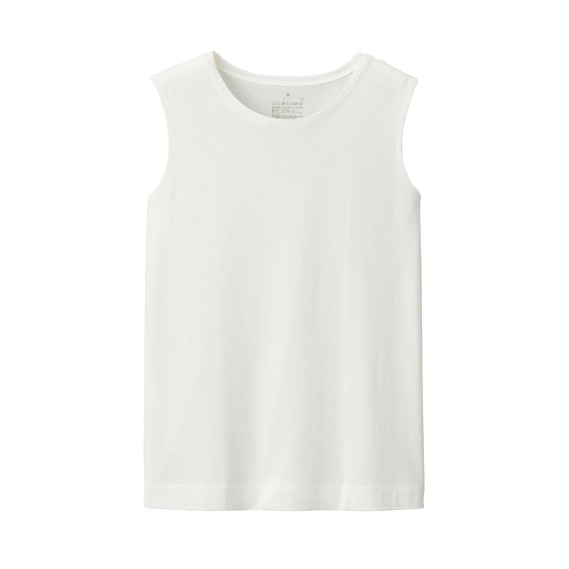 Muji Áo Ba Lỗ Cotton Rayon