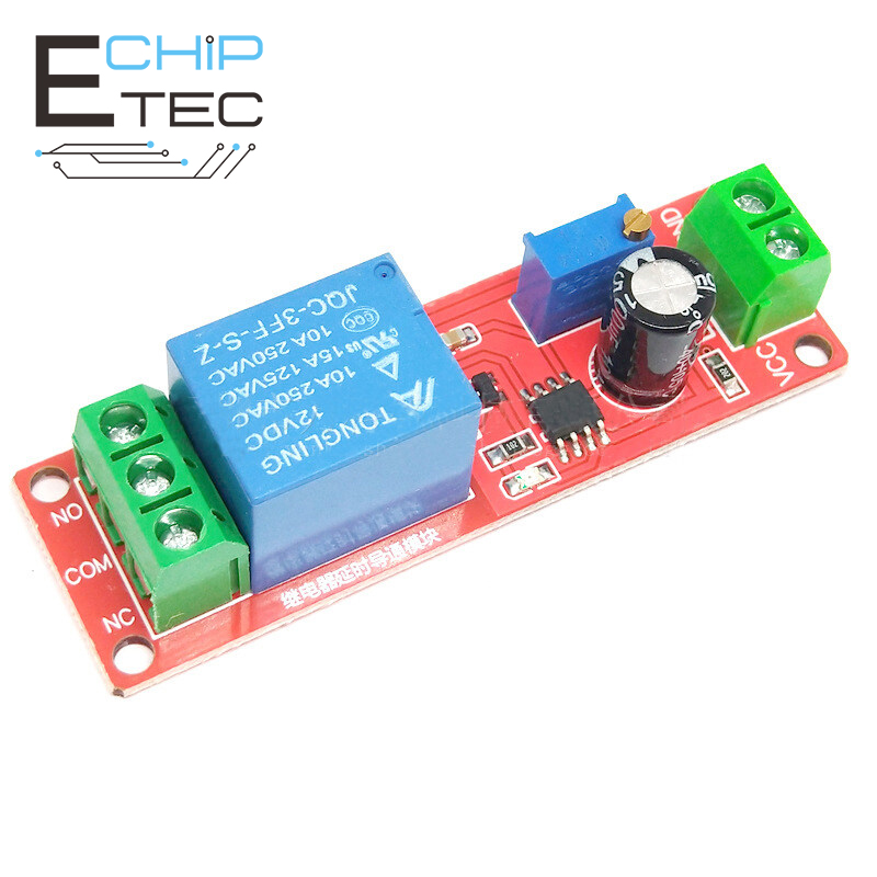 0 to 10s Delay DC 12V Delay Relay Shield NE555 Timer Delay Switch Relay Module