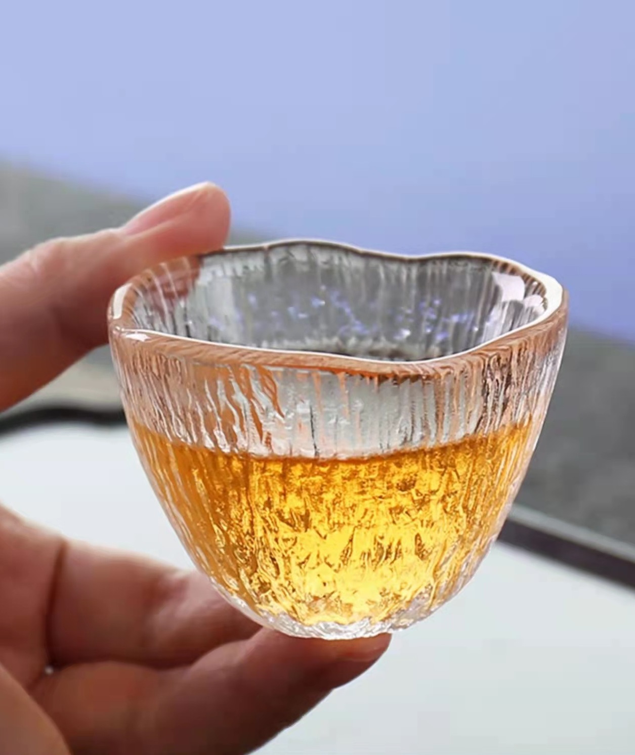 Chén Thủy Tinh Uống Trà Đạo Nhật Bản