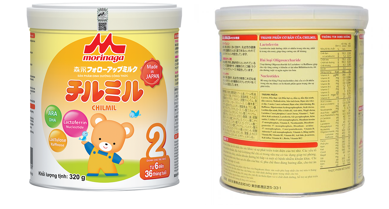 Sữa Morinaga Chilmil số 2 (320g)