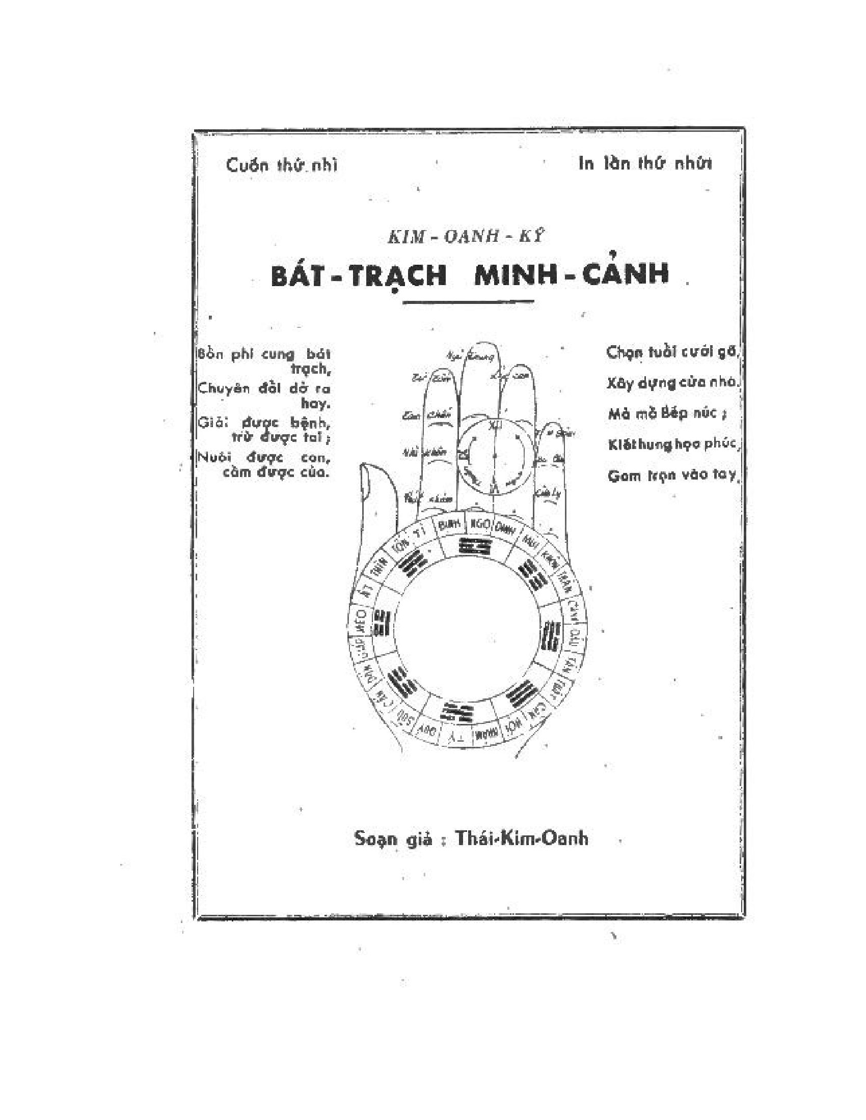Sách Bát Trạch Minh Cảnh