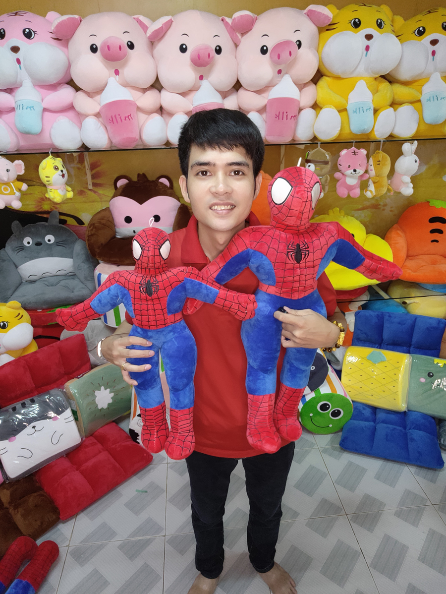 Gấu Bông Người Nhện Quà Tặng Cho Bé