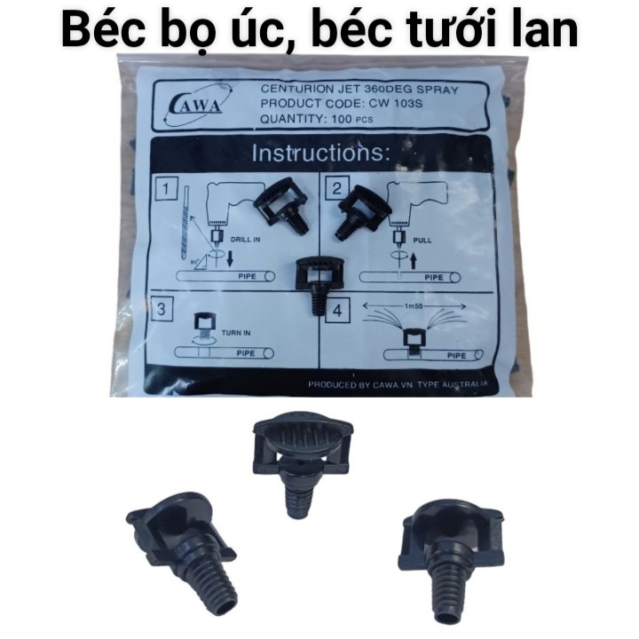 Béc bọ úc, Béc tưới lan
