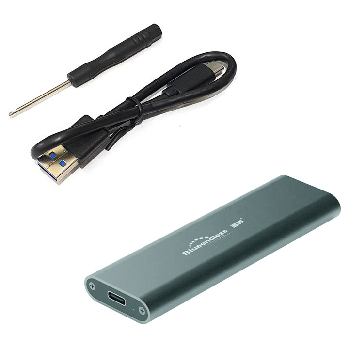 Box SSD M.2 PCIe NVMe USB-C 3.1 Blueendless 2802N - BX02