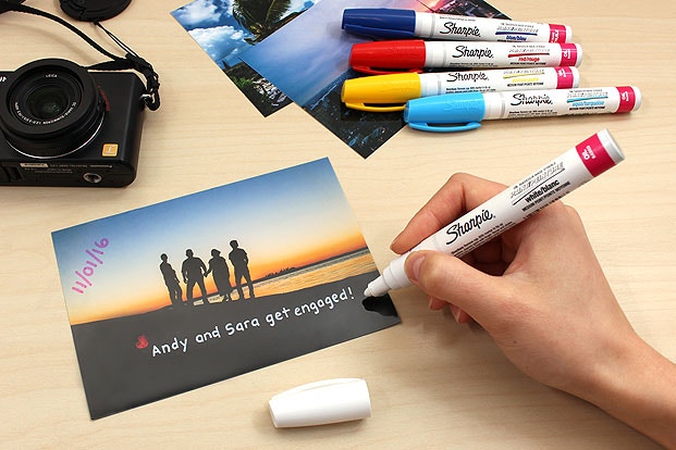 [HCM]Bút sơn dầu vẽ đa chất liệu Sharpie Oil Based - Medium Point