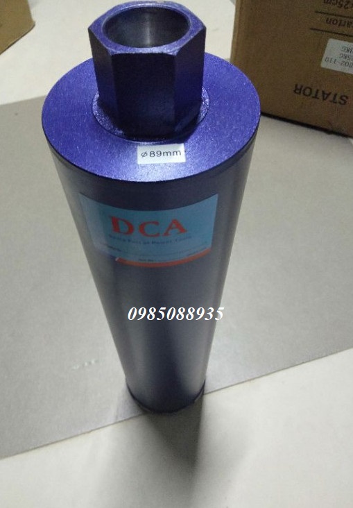 Mũi khoan rút lõi bê tông phi 102mm hàng dca dài 370mm - mũi rút lõi bê tông 102
