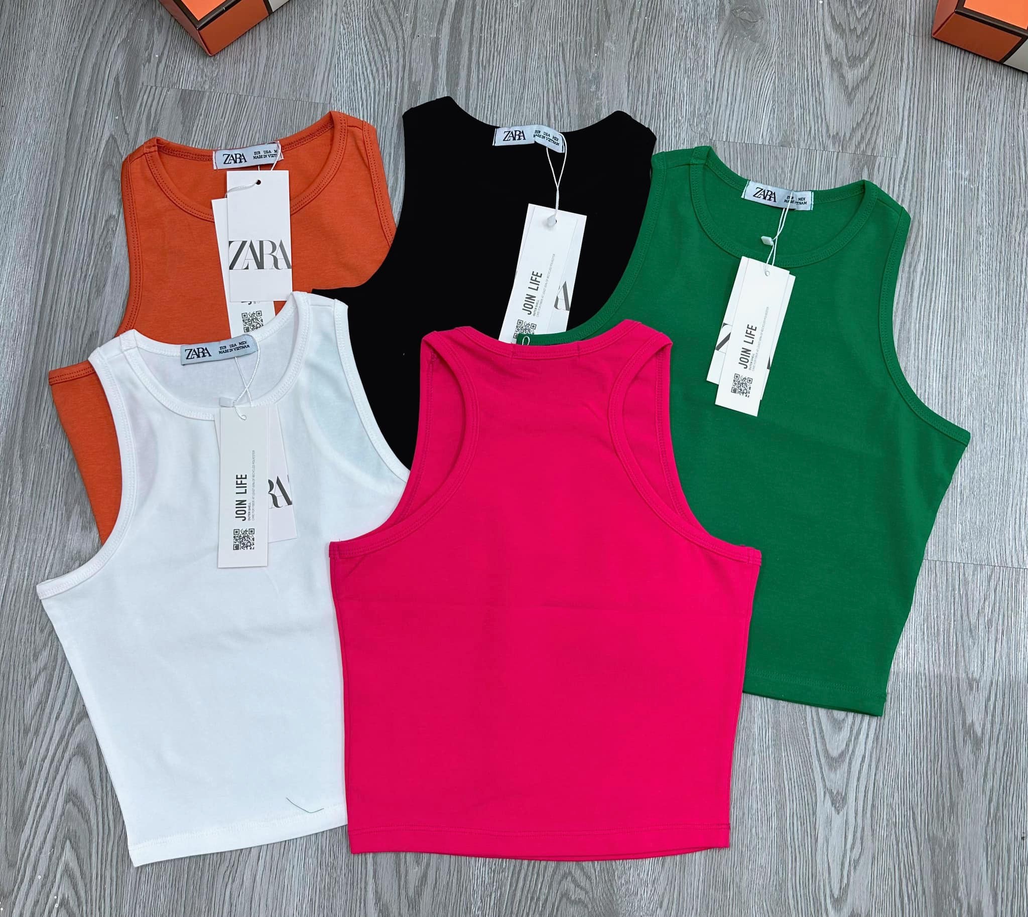 Áo ba lỗ nữ sát nách chất cotton borip