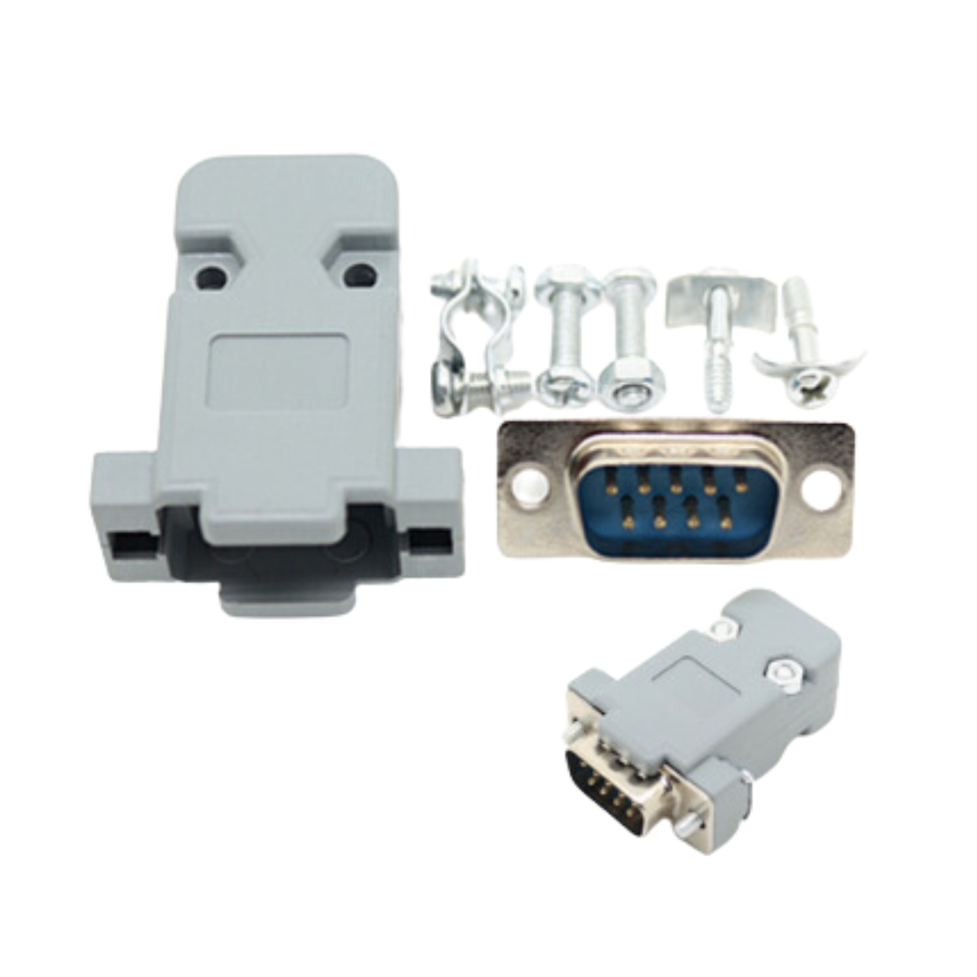 Đầu DB9 RS232 loại đực có vỏ