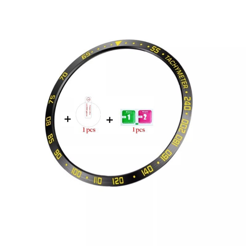 [HCM]Khung viền bezel (benzen) + kính cường lực 2D cho Huawei GT2 46mm
