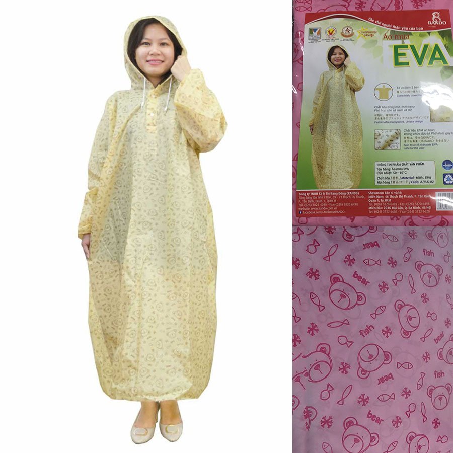 ÁO MƯA TRÙM EVA RẠNG ĐÔNG (RANDO)
