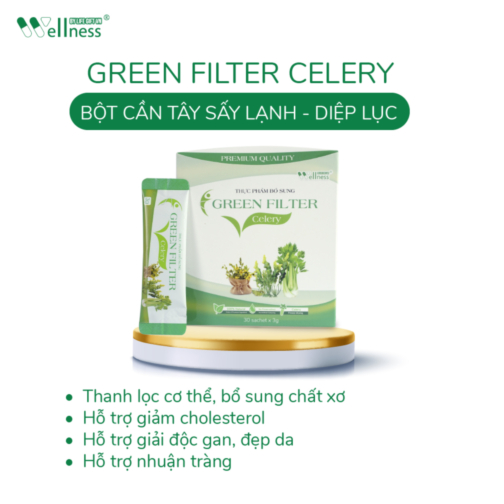 THỰC PHẨM BỔ SUNG BỘT CẦN TÂY- DIỆP LUC GREEN FILTER CELERY