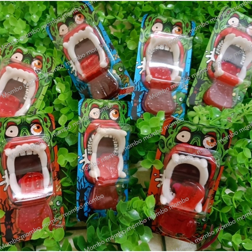kẹo dẻo lưỡi hàm răng halloween